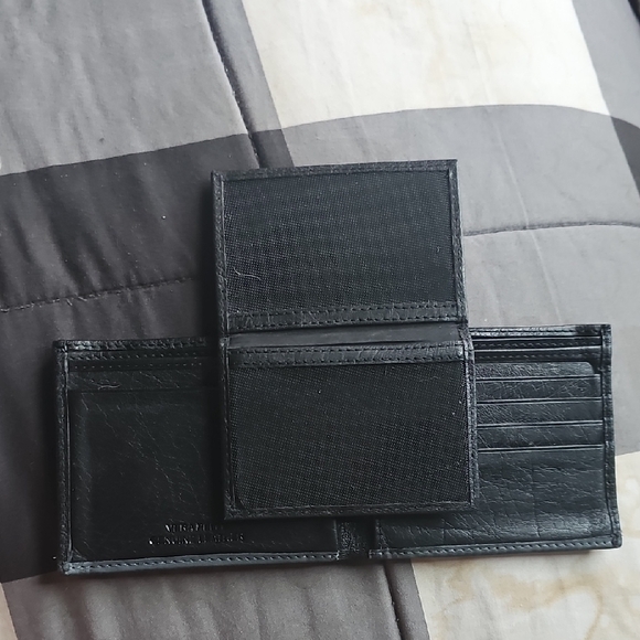 Vera Pelle Black Leather Card Holder - Picture 6 of 7